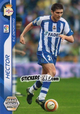 Sticker Hector - Liga 2006-2007. Megacracks n. 94 - Panini
