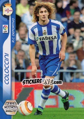 Sticker Coloccini - Liga 2006-2007. Megacracks - Panini
