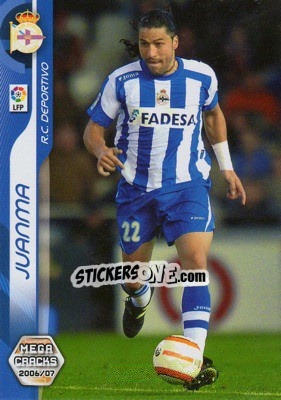 Sticker Juanma - Liga 2006-2007. Megacracks n. 97 - Panini