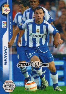 Cromo Sergio - Liga 2006-2007. Megacracks - Panini