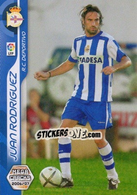 Cromo Juan Rodriguez - Liga 2006-2007. Megacracks - Panini