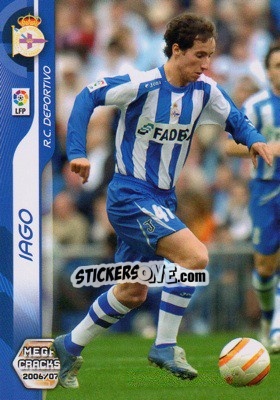 Sticker Iago - Liga 2006-2007. Megacracks - Panini