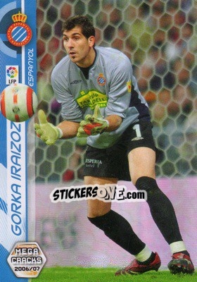 Sticker Gorka Iraizoz - Liga 2006-2007. Megacracks - Panini