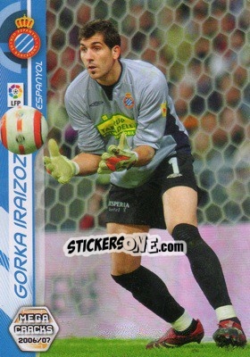 Cromo Gorka Iraizoz - Liga 2006-2007. Megacracks - Panini