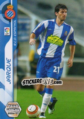 Sticker Jarque - Liga 2006-2007. Megacracks - Panini