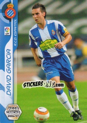 Sticker David Garcia - Liga 2006-2007. Megacracks - Panini