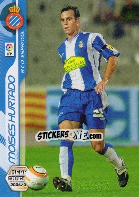 Sticker Moises Hurtado - Liga 2006-2007. Megacracks - Panini
