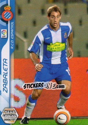 Sticker Zabaleta - Liga 2006-2007. Megacracks n. 120 - Panini
