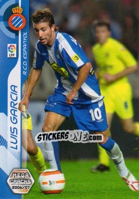 Sticker Luis Garcia - Liga 2006-2007. Megacracks - Panini