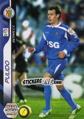 Sticker Pulido - Liga 2006-2007. Megacracks - Panini