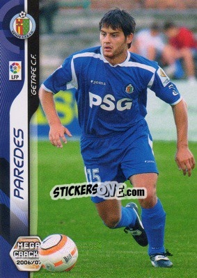 Sticker Paredes - Liga 2006-2007. Megacracks - Panini