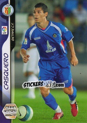 Cromo Casquero - Liga 2006-2007. Megacracks - Panini