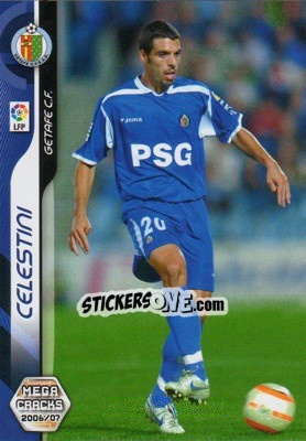 Sticker Celestini - Liga 2006-2007. Megacracks - Panini