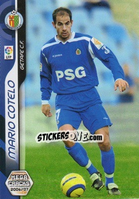 Figurina Mario Cotelo - Liga 2006-2007. Megacracks - Panini