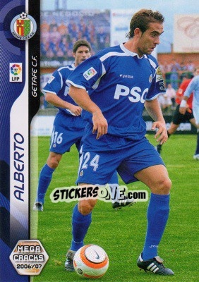 Figurina Alberto - Liga 2006-2007. Megacracks - Panini