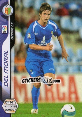 Sticker Del Moral - Liga 2006-2007. Megacracks - Panini