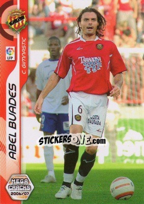 Cromo Abel Buades - Liga 2006-2007. Megacracks - Panini