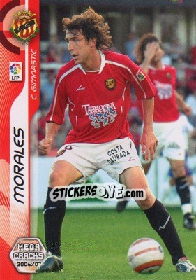 Figurina Morales - Liga 2006-2007. Megacracks - Panini