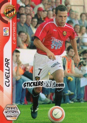 Sticker Cuellar - Liga 2006-2007. Megacracks - Panini