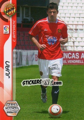 Figurina Juan - Liga 2006-2007. Megacracks - Panini