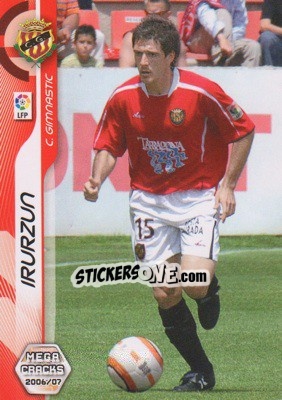 Sticker Irurzun - Liga 2006-2007. Megacracks - Panini
