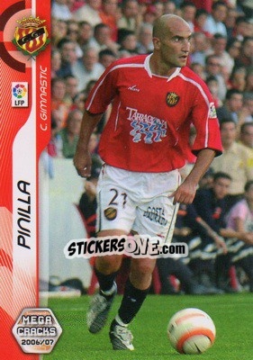 Sticker Pinilla - Liga 2006-2007. Megacracks - Panini