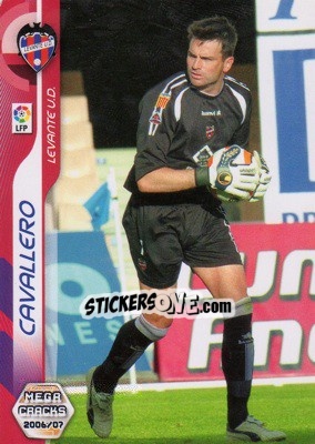 Sticker Cavallero - Liga 2006-2007. Megacracks n. 164 - Panini