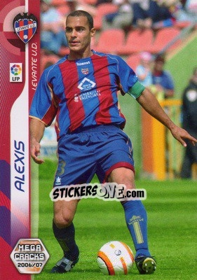 Sticker Alexis - Liga 2006-2007. Megacracks - Panini