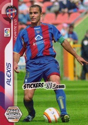 Sticker Alexis - Liga 2006-2007. Megacracks n. 167 - Panini