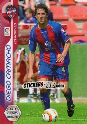Cromo Diego Camacho - Liga 2006-2007. Megacracks - Panini
