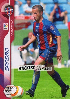 Figurina Sandro - Liga 2006-2007. Megacracks - Panini