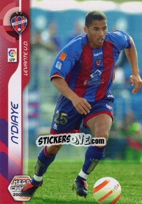 Cromo N'Diaye - Liga 2006-2007. Megacracks - Panini
