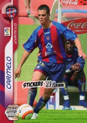 Figurina Carmelo - Liga 2006-2007. Megacracks - Panini