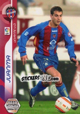 Sticker Juanma - Liga 2006-2007. Megacracks - Panini
