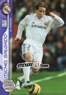 Sticker Michel Salgado - Liga 2006-2007. Megacracks n. 183 - Panini