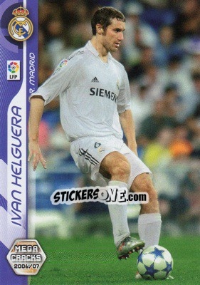 Sticker Ivan Helguera - Liga 2006-2007. Megacracks n. 187 - Panini