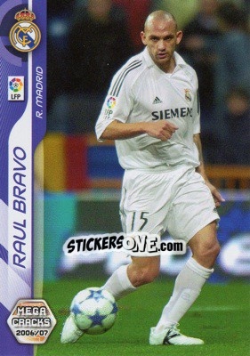 Cromo Raul Bravo - Liga 2006-2007. Megacracks - Panini