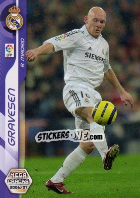 Figurina Gravesen - Liga 2006-2007. Megacracks - Panini