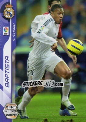 Sticker Baptista - Liga 2006-2007. Megacracks - Panini