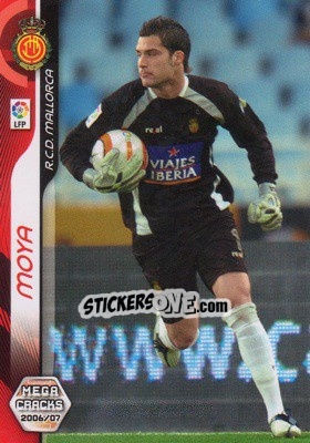Sticker Moya - Liga 2006-2007. Megacracks - Panini