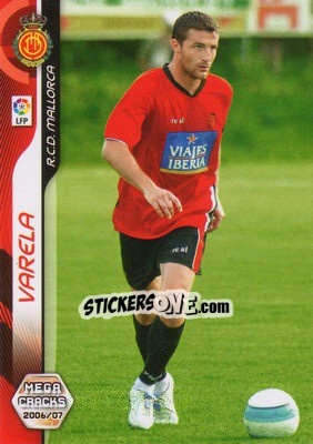 Sticker Varela - Liga 2006-2007. Megacracks - Panini