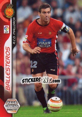 Sticker Ballesteros - Liga 2006-2007. Megacracks - Panini