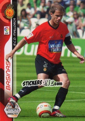 Sticker Basinas - Liga 2006-2007. Megacracks n. 209 - Panini