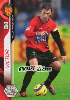 Sticker Victor - Liga 2006-2007. Megacracks - Panini