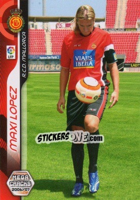 Sticker Maxi Lopez - Liga 2006-2007. Megacracks - Panini