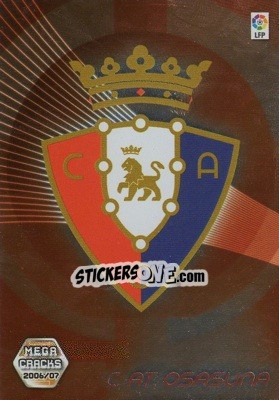 Sticker Emblema - Liga 2006-2007. Megacracks n. 217 - Panini