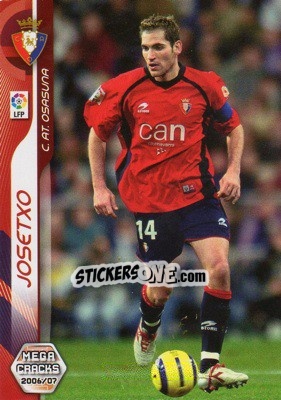 Sticker Josetxo - Liga 2006-2007. Megacracks - Panini