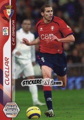 Sticker Cuellar - Liga 2006-2007. Megacracks - Panini