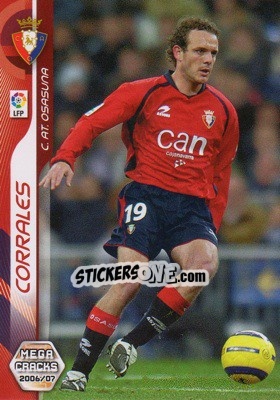 Figurina Corrales - Liga 2006-2007. Megacracks - Panini