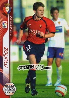 Sticker Munoz - Liga 2006-2007. Megacracks - Panini